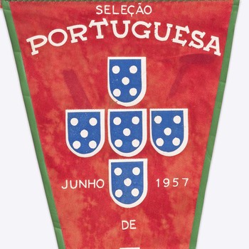 Foto do produto Flâmula Seleção Portuguesa  1957