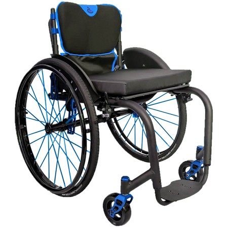 Cadeira de Rodas Monobloco Sigma Smart Alumínio com Assento e Encosto Rígido