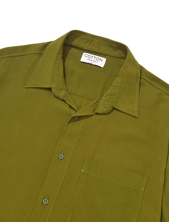 Camisa Visco Manga Curta Verde