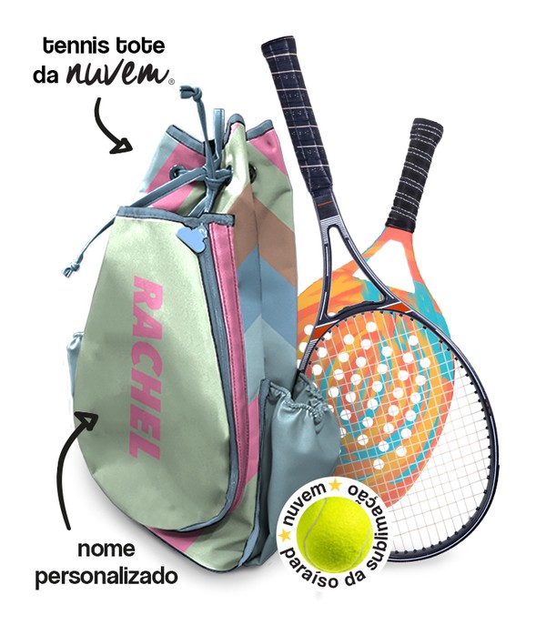 Foto do produto tennis tote raqueteira - napolitano