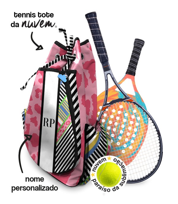 Foto do produto tennis tote raqueteira coleção fashion - mix listras