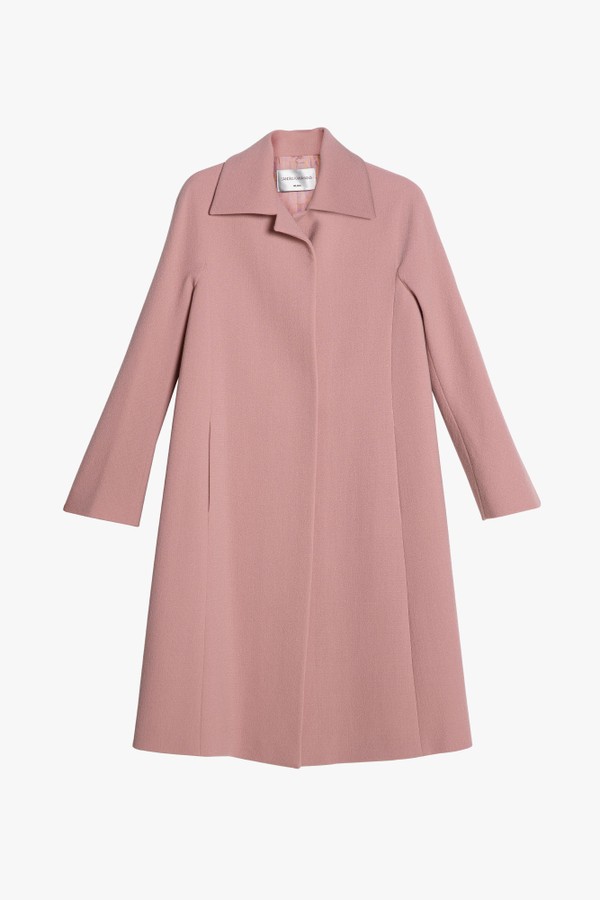Cappotto lã vestaglia Alessandra rosé