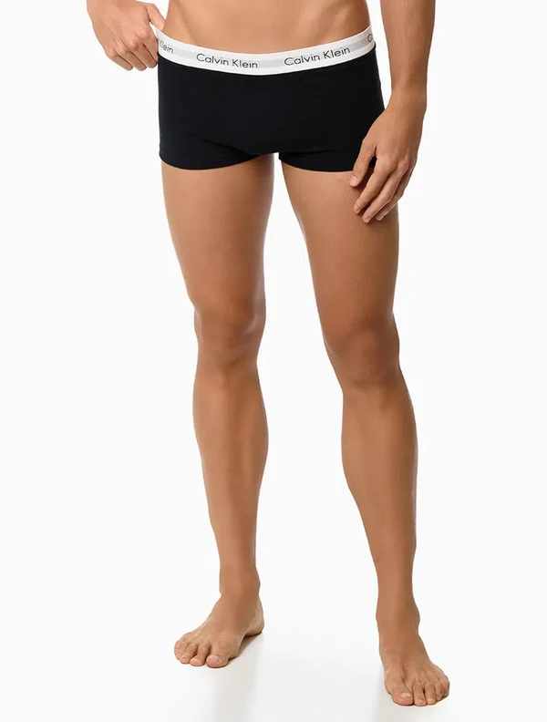Foto do produto Kit 3 Cuecas Calvin Klein Low Rise Trunk Underwear