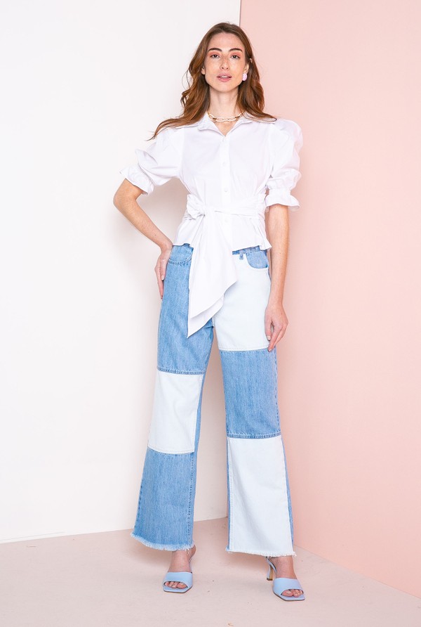 Foto do produto Calça Jeans Wide Leg Birkin