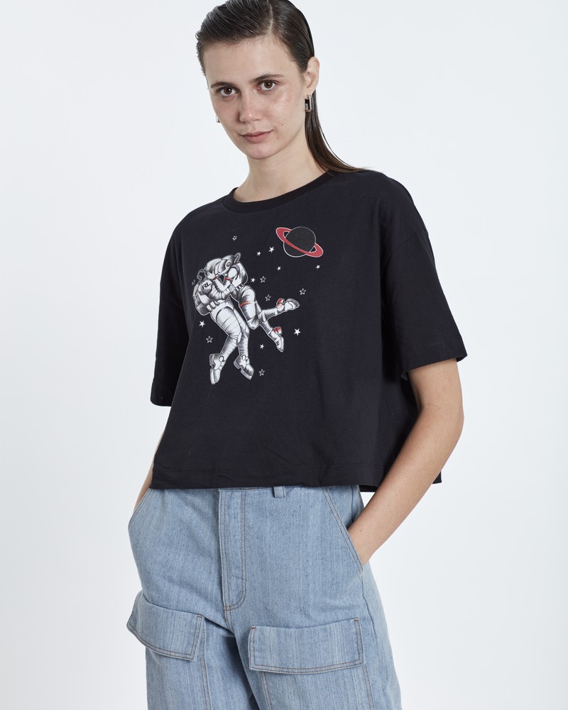 T-shirt Cropped Astronalta Love