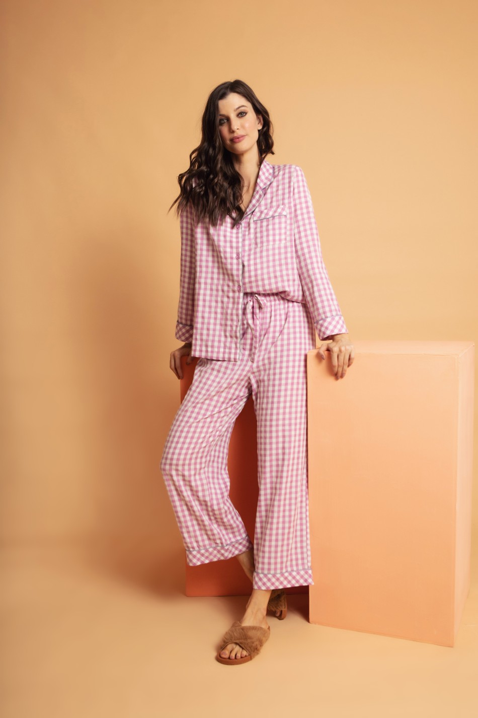 Pijama Nayra Vichy Rosa