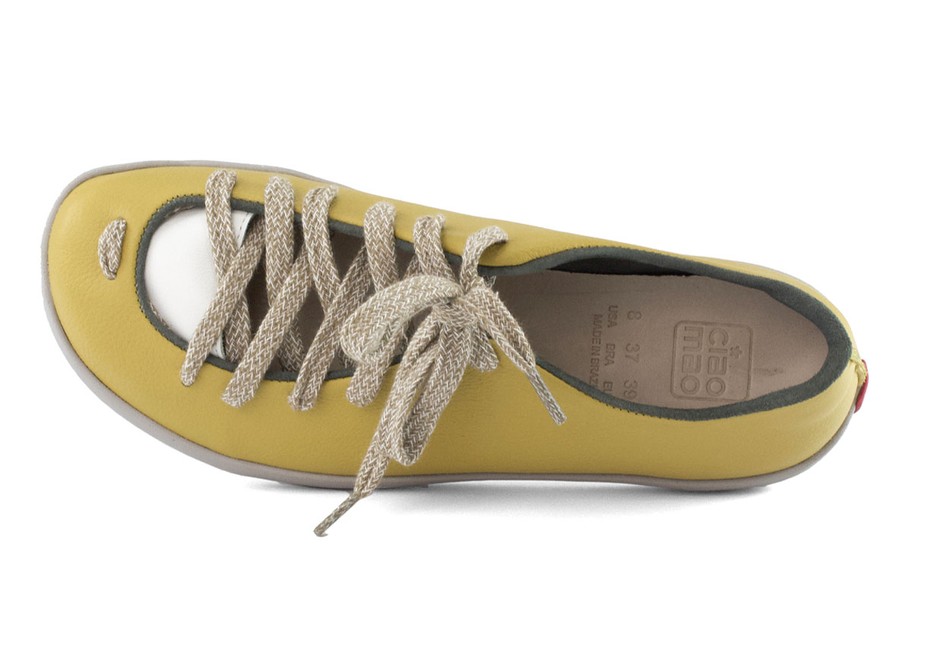 Tênis Tong Amarelo / Cinza + Acessórios|Tong Sneaker Yellow / Gray + Accessories