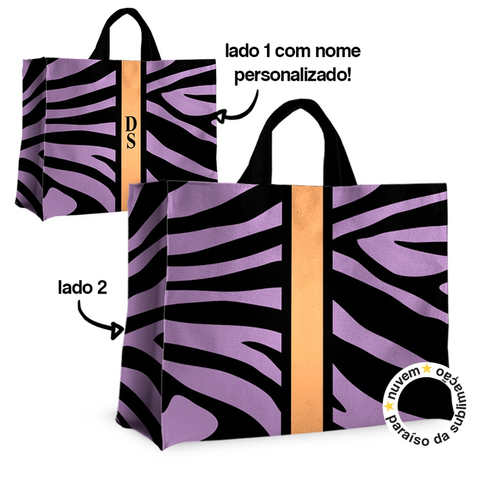 bolsa bagbag coleção fashion - zebra listrada