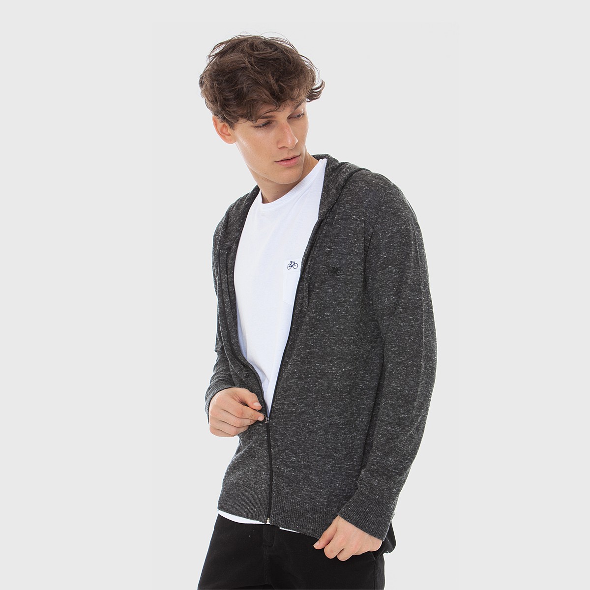 jaqueta tricot masculina