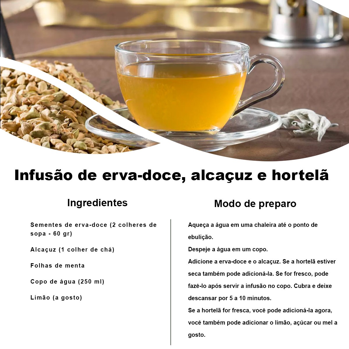 Kit 2 pct Chá de Alcaçuz - Periandra Dulcis-Martius - 100g