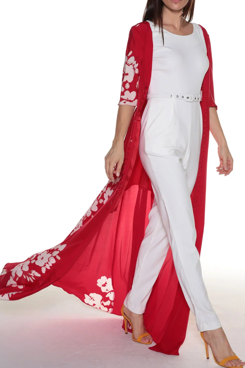 Foto do produto Vestido Lele Longo Seda Pura Estampa Blossom