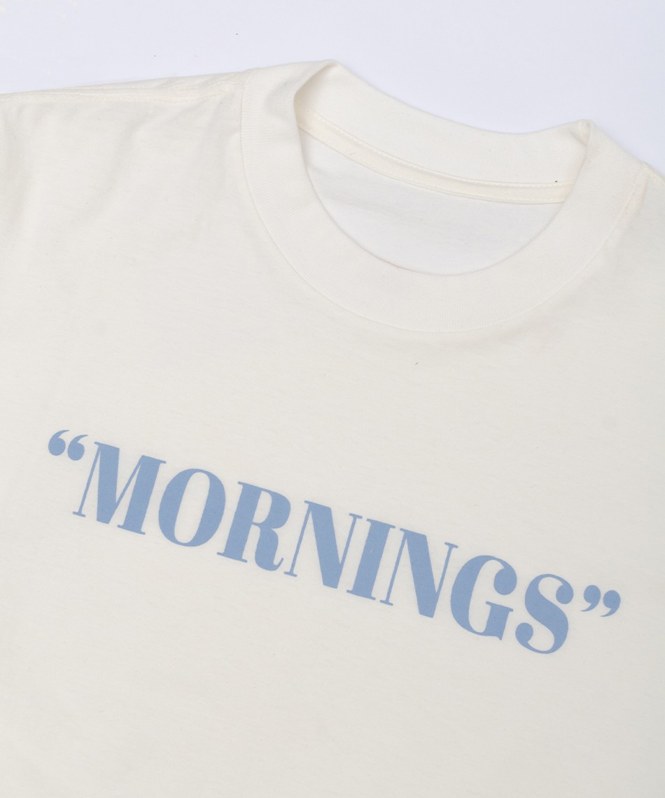 Camiseta Mornings Off White