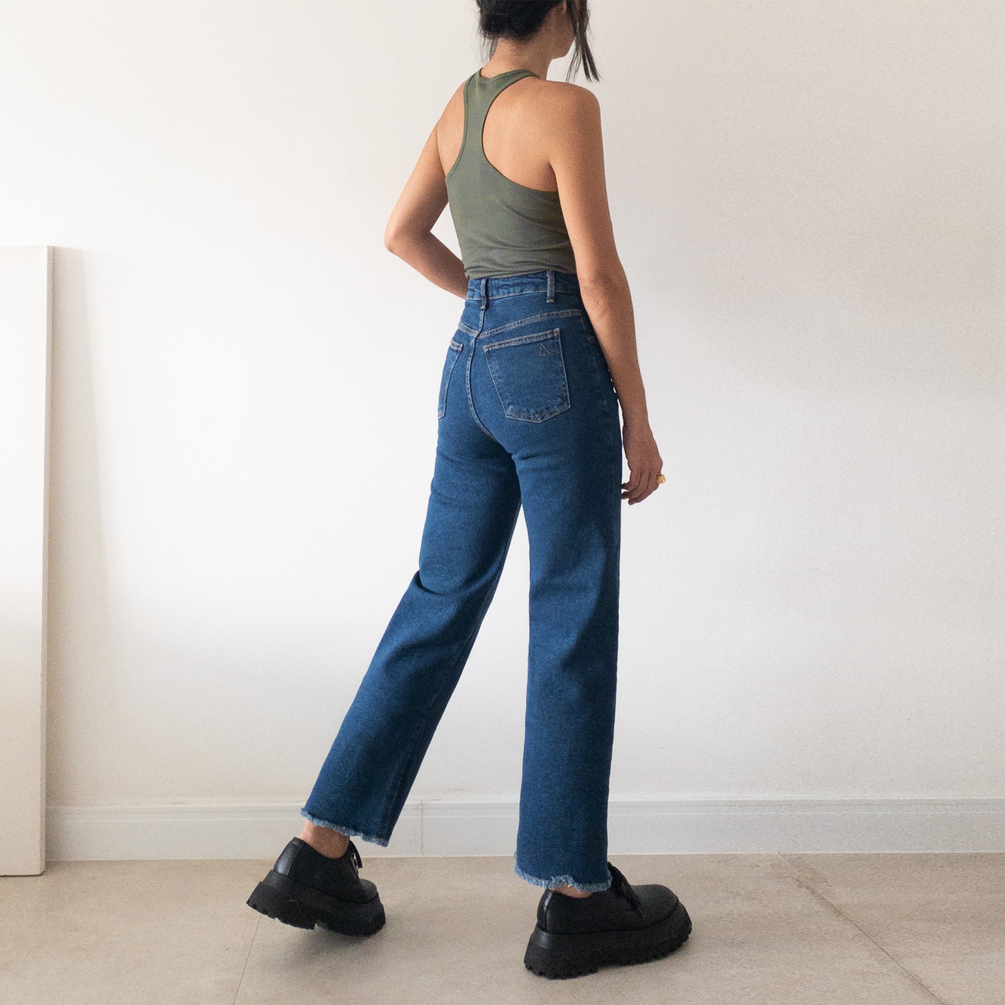 Jeans Reta | Lina Azul Índigo
